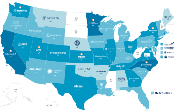 The United States Of Fintech Startups